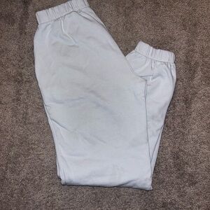 Brandy Melville White Joggers